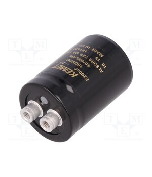 ALS30A222DA100 Capacitor: electrolytic; 2.2mF; 100VDC; Ø36x52mm; Pitch: 12.8mm NuSO0NwTbHLsnAri81zrLm6SDh67wJCQQ20lI6QPTp8