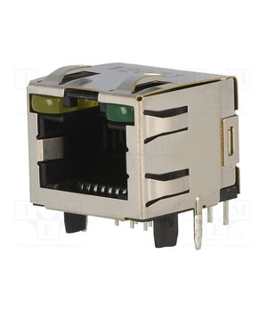 2-406549-1 Connector: RJ45; socket; PIN: 8; Cat: 5; shielded,with LED; 8p8c EeKGbldphyBOAYirHkDE2AblA5OsqnY0QJz23xPUDgg