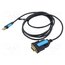 VAS-C02-B200 USB to RS232 converter; D-Sub 9pin plug,USB A plug; PVC; 2m G0jjYOUHgYqZU02U9VvAQCLY2g9nQnO5HEHRvKSo5sc