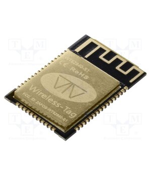 WT52840-S1 Module: Bluetooth Low Energy; UART; SMD; 27.28x18.74x2.3mm bodnNrEkpYzSEihfy3EOckjs7iENbdCGqL4lYCQ9POQ