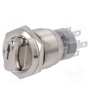 LAS1-AGQ-22X/31/G/12V/S Switch: rotary; Pos: 3; DP4T; 0.5A/220VAC; 1A/24VDC; 50mΩ; Ø19mm dbx_J0zJ_NPMyR9iexbDdbhacecb6QdxYCVAf2I_i7c