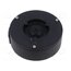 PFA130-E-BLACK Junction box; Ø124x41mm; IP66; black; aluminium; -40÷60°C NWHHhCsm-G8L32LI8brVrMk7jnAkniNgeYvCqUZ4uAw