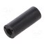 181RDX10 Spacer sleeve; cylindrical; polyamide; M2; L: 10mm; Øout: 4mm; black 8OMJ3RVd5CDD9_ul2nu5cRV2x0ieM_suQWSVKPDzwhY