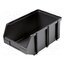 KCB45-S411 Container: cuvette; black; 450x300x190mm; CLICK BOX 52wso2rFKiQTXVo46rbjfZpuil26nJhsQm4rUDcKYZY