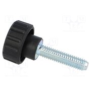6581 Knob; Ø: 20mm; Ext.thread: M6; 25mm; H: 16mm; polyamide; knurled 6Su_pIDR0_YDutJm1LgPcWSanS0fz80fGxLhX5zPi6Y