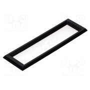 EA 017-7UKE Frontal bezel; Dim: 97.5x29.4mm; 81.5x17.2mm; ABS; Colour: black ePyrZ5DAitn0XpM6gXrGPxmlb7XwKEOZVRzm-Vgp5Lw