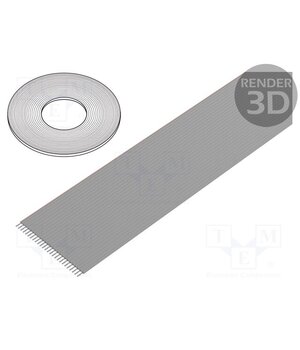 09180257001 Wire: ribbon; 1.27mm; stranded; Cu; unshielded; PVC; grey; 30.5m ZBUhJK2VvsyGugaBO1c2ICyK1AKeLTNdVGE6ObKaiXo