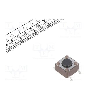 TSS 61 K Microswitch TACT; SPST-NO; Pos: 2; 0.05A/12VDC; SMD; none; 1N; 4.3mm Zda7Qqig3RlXsQDnXJCUzoOsDDSUvzNDQ_kYpYiTAvY