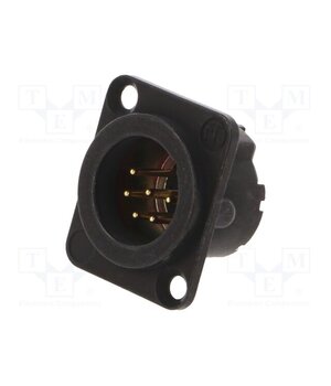 NC6MD-LX-B Connector: XLR; socket; male; PIN: 6; straight; soldering; black 8qIWTcfhEX8YaMxkpcwl9UYN3YeMco9uSHOsQWewMus
