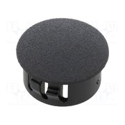 10021132 Stopper; H: 10.3mm; push-in,snap-fastener; Flange dia: 20mm; black GCK9t4xSOb2PqLWYRVX28ra0GCC_SvacqgPSeglm6bA