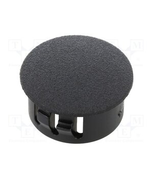 10021132 Stopper; H: 10.3mm; push-in,snap-fastener; Flange dia: 20mm; black GCK9t4xSOb2PqLWYRVX28ra0GCC_SvacqgPSeglm6bA