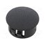 10021132 Stopper; H: 10.3mm; push-in,snap-fastener; Flange dia: 20mm; black GCK9t4xSOb2PqLWYRVX28ra0GCC_SvacqgPSeglm6bA
