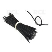 Breadboard Jumper Cable Wires Tinned 96mm, black 100pcs
