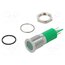 Q14F1CXXG12E Indicator: LED; flat; green; Ø14mm; IP67; Q14; brass; ØLED: 10mm; 5mcd JnWuNo_gO0yHELLss8PuE-An2nfH18fDHTjoSsL_b2U