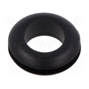 10070949 Grommet; Ømount.hole: 9.5mm; Øhole: 8mm; black; 0÷80°C; PVC ZDX9gagOo7cXFqRp38n94mYXqSW9IQX1EJLbvOyVE60