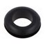 10070949 Grommet; Ømount.hole: 9.5mm; Øhole: 8mm; black; 0÷80°C; PVC ZDX9gagOo7cXFqRp38n94mYXqSW9IQX1EJLbvOyVE60