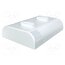 61.6053000 Enclosure: wall mounting; X: 80mm; Y: 120mm; Z: 33.2mm; ABS; white eND_6Ro_FbD_ayECx00ATxwjoEDjm7KbCUDfEDcc3-M