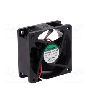 EE60251S3-1000U-999 Fan: DC; axial; 12VDC; 60x60x25mm; 27.04m3/h; 16.7dBA; slide; 26AWG rPi66GORddgQEXZgKtWfqsj8bXOcgp87x4bTNIp2WAw