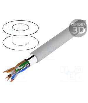 TI0048 Wire; BiTLAN,F/UTP; 4x2x23AWG; 6; data transmission; wire; Cu; grey JjUCa7Yo9Woau5qyrVtn-oGItW7mufn-1bJqPLzeeyc