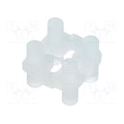 460-160 Spacer sleeve; LED; ØLED: 3mm,5mm; L: 4.1mm; natural; UL94V-2; T: 1mm 5ANQt5TAtFjpY6HicdFhXk02EOSRUEiWpWuWNwJD9yM