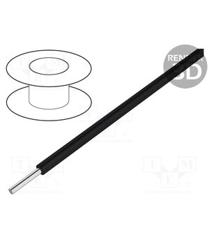 3053/1 BK005 Wire; HookUp Wire; 20AWG; wire; Cu; PVC; black; 300V; 30.5m; 100ft T2GF2OazQ2DNF9uXxGIURSN4gVQ5S0zLvjks4qiDc0k