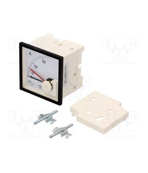 BA271NE4170000 Ammeter; on panel; I AC: 0÷150A; Class: 3; 300V; BA27; 72x72x64mm T6W-D5NbM-k6OiQyS6tR88MfkTL-nkEODpOvvUPU8As