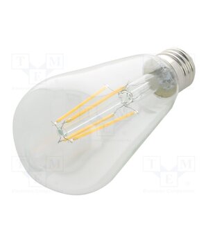 DELS-STW400767AE11 LED lamp; E27; white warm; 230VAC; 806lm; 7W; 270°; 2700K; CRImin: 80 GIa3floRaweHFV2nwzp2dAbcvwBbc9m81UpnMhgrXas
