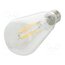 DELS-STW400767AE11 LED lamp; E27; white warm; 230VAC; 806lm; 7W; 270°; 2700K; CRImin: 80 GIa3floRaweHFV2nwzp2dAbcvwBbc9m81UpnMhgrXas