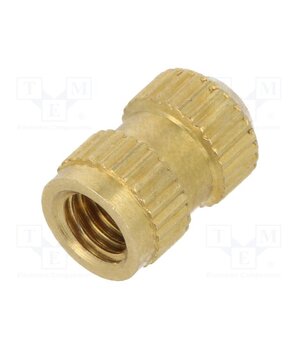 1386204 Threaded insert; brass; without coating; M3; BN 1045; L: 7mm gnYBixdoZrw0iniFvRevM8dEIgA92lhMo89JLW0Wis4