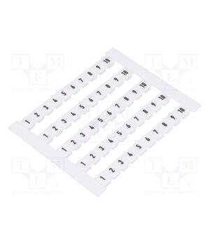 0523060001 Marker; Marking: 1-10; white; 5mm; horizontal PRWfGnrESQSqq3M2DJIheEusMTYdCsEZEvp1Rp-lYnU
