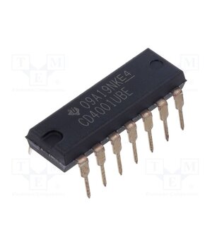 CD4001UBE IC: digital; NOR; Ch: 4; IN: 2; CMOS; THT; PDIP14; 3÷18VDC; -55÷125°C cvt662qhicVduGQ38OohzdTjIBHvPchW6tByxCyif6w