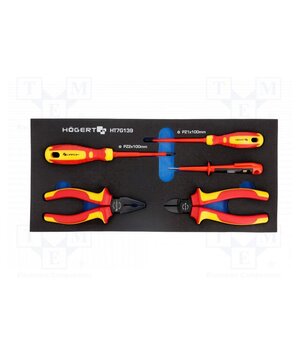 HT7G139 Tools set: screwdrivers; in a foam tray; insulated; 5pcs. mGpOReuQayNykeTtq6PHNv41R-GxO7xdEHC_Y3OITvM