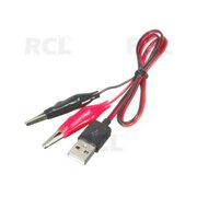 Aligatoru skava uz USB vīriešu 0,6 m

 CLA220.jpg