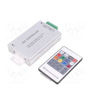 CTR-RGB-8A-01 LED controller; RGB lighting control; Ch: 3; 24A; silver; -20÷40°C q7CC7n1Rcb-vlveRlqMZz_0_rDB_FsT1m1NS5bDobuE