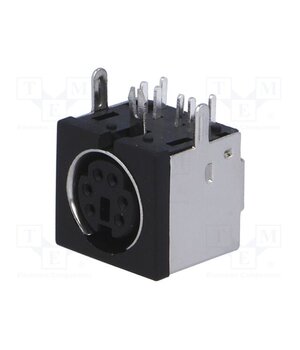 VG05007-6P Connector: DIN mini; socket; female; PIN: 6; THT; angled 90° VgXWblGGvH4tkk6JhMdR1M2Iuv6s_LW7YNl9IaMRa3k