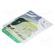 013-0020 Protection bag; ESD; L: 203mm; W: 152mm; Thk: 75um; 100pcs; <10GΩ pXMOmPjvQIqzWk8x6b81nH4ssmhvFFA1Uoxpz1WnIa4