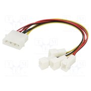 AK-CB001 Wire: for fan supplying; Plug: straight; 0.15m; splitter 4x vKfFrllljx83QR0IoC6gZETrWPGofz_eW1ctpKwa6LE