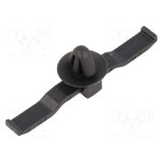 150-08110 Holder; push-in; UL94V-2; black; Panel thick: max.1.2mm; Ht: 7.7mm hMLWqwH1BNRxAlRlT0tPo66eeYuzQLki95LSPMZUZyA