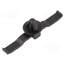 150-08110 Holder; push-in; UL94V-2; black; Panel thick: max.1.2mm; Ht: 7.7mm hMLWqwH1BNRxAlRlT0tPo66eeYuzQLki95LSPMZUZyA