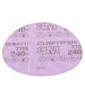 775L P240 125MM CUBITRON II Sanding plate; 125mm; Granularity: 240; with holes; Mounting: bur zScTMVr0Uvocfy_1fFsq1Cjkttj-NtR_A5VacT2blhs