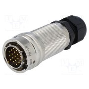 PT06A1419PPG023 Connector: circular; plug; for cable; PIN: 19; male; soldering; 7.5A HNtv28LVWyBG-k5SUgqFpZXvhOWKKP6op9QA97fWxRc