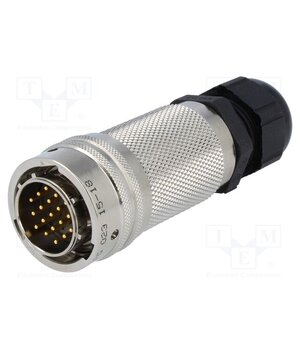 PT06A1419PPG023 Connector: circular; plug; for cable; PIN: 19; male; soldering; 7.5A HNtv28LVWyBG-k5SUgqFpZXvhOWKKP6op9QA97fWxRc