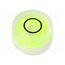 GN 2281-KT-10-G-40-1 Spirit level; H: 6mm; Ømount.hole: 10mm; plastic; Body: white cHHaATzK69iH5gNYChJcHw7WMpI-4R2PTg3rblXp2dA