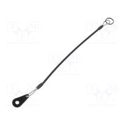 GN 111.2-200-14-B-SW Retaining cable; with mounting tab and key ring; Plating: PVC lWxYW9oTT4fDUSkkFNJRCNW68tagLMRI2n8IpS3ULBE