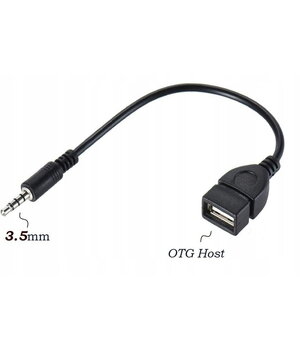 ADAPTERIS OTG USB A (F) <-> 3,5 mm 4pin (M) spraudnis, ar kabeli 130 mm

 CPEKUSB6+1.jpg