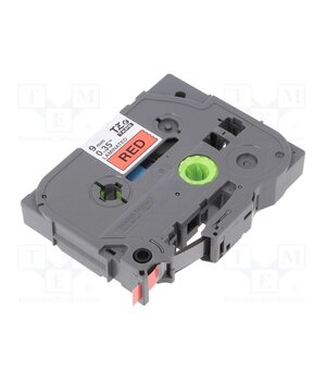 TZE-421 Tape; 9mm; 8m; red; Character colour: black; laminated,glued vY9MeIrqcw0ssZ2S38WBgJgQyI790f4GY3p5nVkCaIU