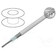 CXA-3607-50-A Wire: coaxial; stranded; Cu; PFA; white; 30.5m; Øcable: 0.9mm; 100ft qIv-ohzY2wMpyXlmFHEmlOQkFpDpnhbyZ1GJF9TTRZk