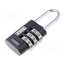K10520BLAD Padlock; shackle,combination code; aluminium; A: 22mm; B: 20mm JGcwuPpbkKfibkxe4-BBPRi2ko42BdRip0IfZyGS_mY