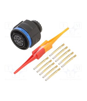 D38999/26ZC98SN Connector: military; plug; female; PIN: 10; straight; crimped; 7.5A D8L6J7hitGxJCUP6Ub_CHkHyU3tw2InMbepjcZFt6NI