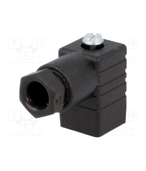 933137100 GDSN 207 SCHWARZ Connector: valve connector; plug; form C; 8mm; female; PIN: 3; 6A 9En89wa8ih1t_6gvuiMl3aLK8d80Ri1KfyqO0UR_0J0